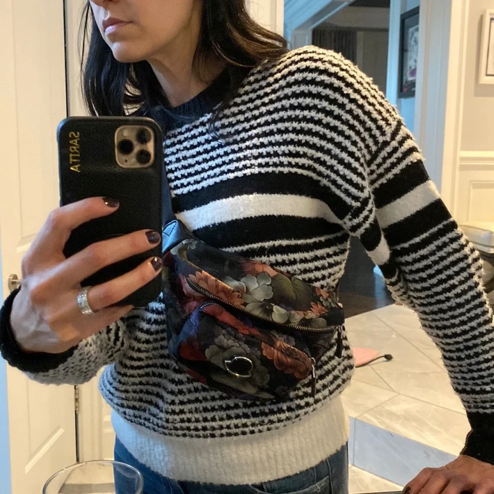 Moncler floral print belt bag - Picture 4 of 11
